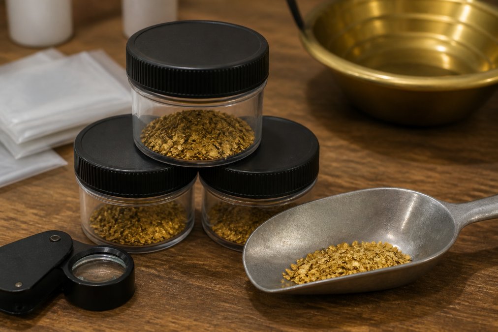 How to Store Raw Gold Flakes Long Term: 2026 Guide